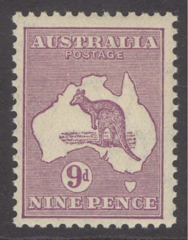 SG 133 Australia 1931-36. 9d violet. A fine fresh unmounted mint example CAT £45