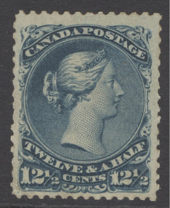 SG 60 Canada 1868-90. 12½c bright blue. A fine fresh lightly mounted mint example CAT £1000