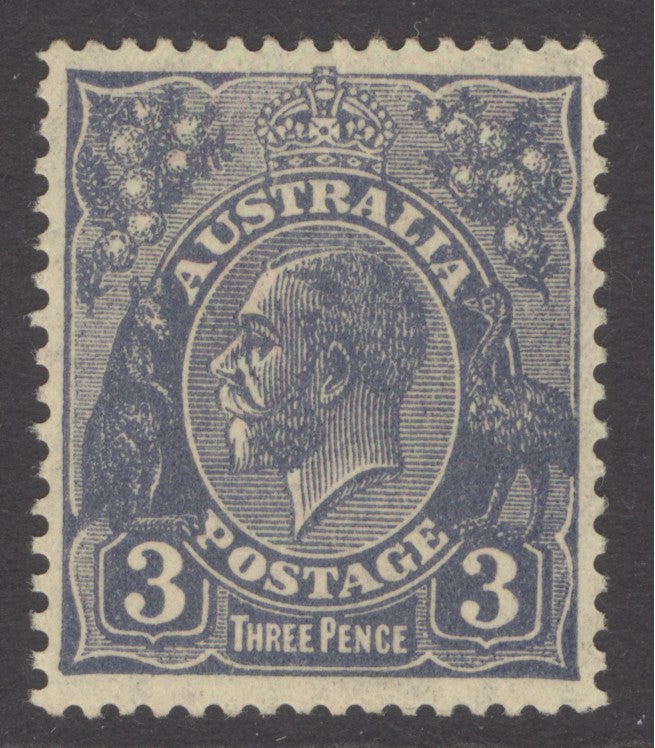 SG 100 Australia 3d dull ultramarine. Unmounted mint CAT £40