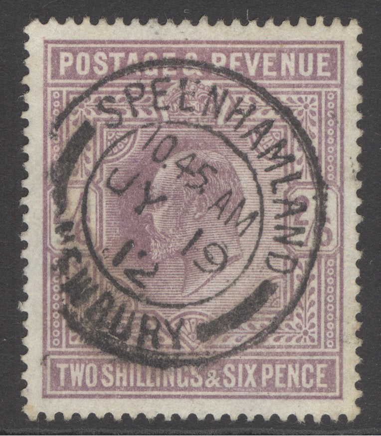 SG 316 2/6 dull reddish-purple. Very fine used with Speenhamland, July 19th 1912 CDS