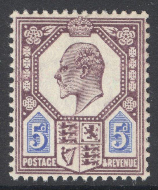 SG 244 spec M29(2) 5d slate purple & ultramarine. Fine unmounted CAT £120
