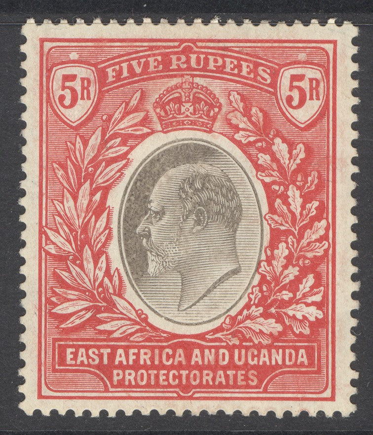 SG 30 EA&U 1904-07. 5r grey & red. A fine fresh mounted mint example CAT £200