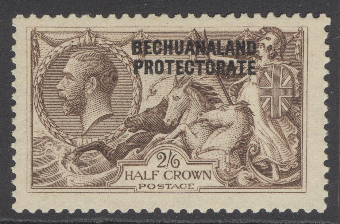 SG 85 Bechuanaland 2/6 pale brown. Unmounted mint CAT £130. Sergio Sismondo cert