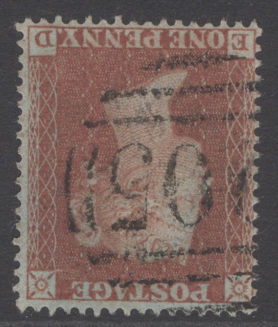 SG 17i 1d red-brown lettered ED variety inverted watermark. Very fine used CAT £350