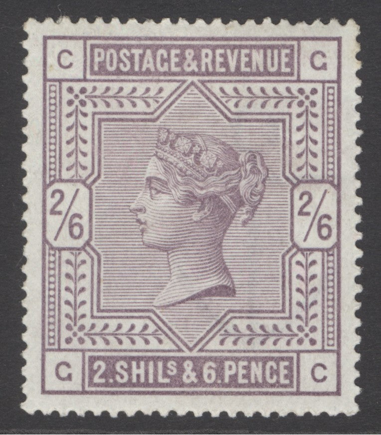 SG 178 2/6 lilac. A fine fresh lightly mounted mint example CAT £600