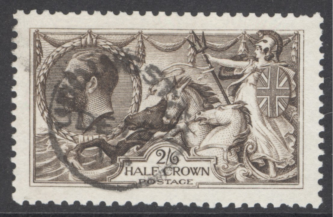 SG 399 2/6 deep sepia-brown. A very fine used CDS example