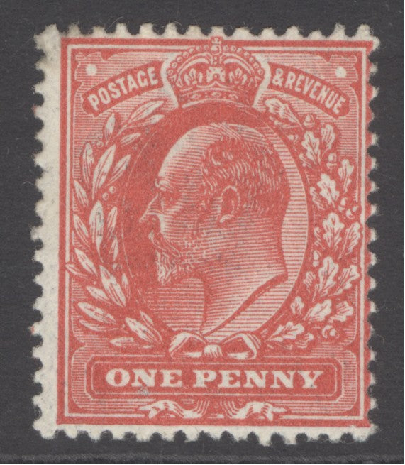 SG 273 1d pale rose-carmine Spec M6(4). Fine unmounted mint
