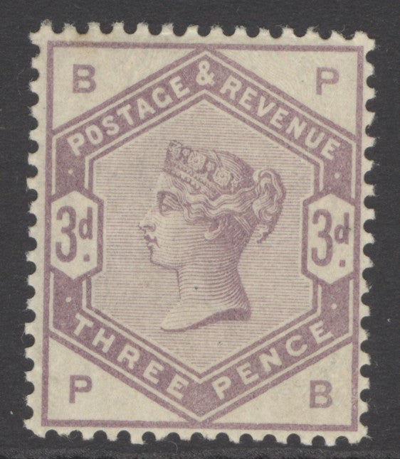 SG 191 3d lilac. A fine fresh lightly mounted mint example with good colour & centring CAT £100
