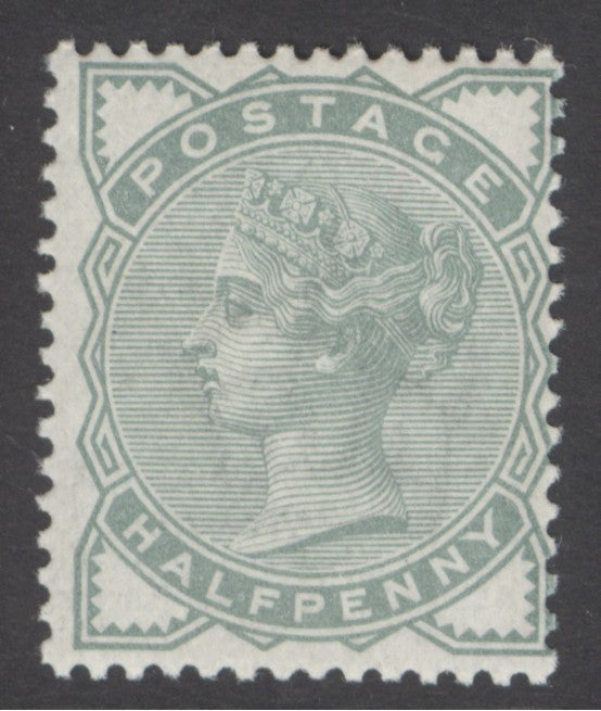 SG 165 ½d pale green. Unmounted mint example