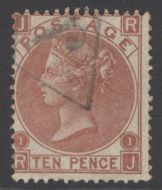 SG 112 10d red-brown. Very fine used with an inspector mark cancel. Very unusual