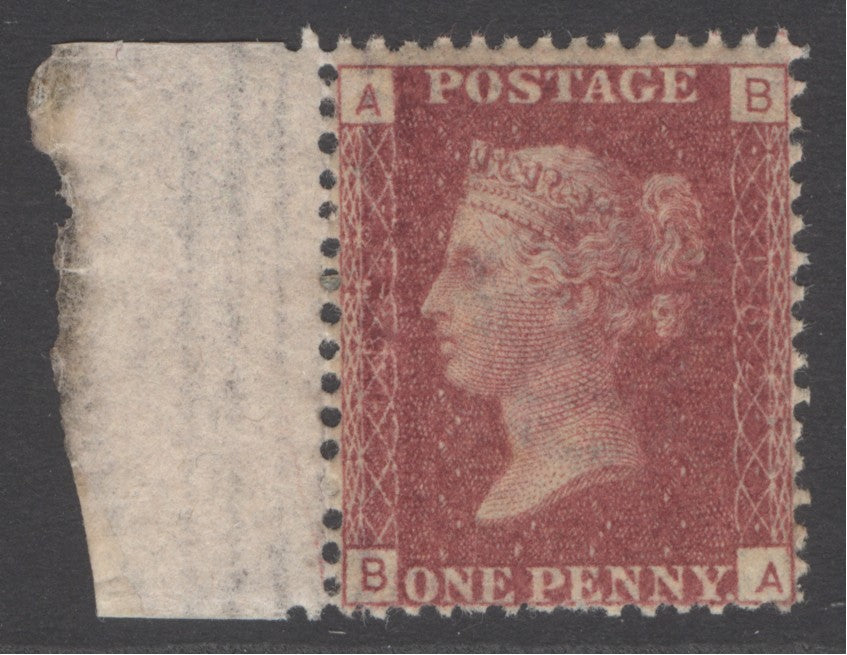 SG 43 1d rose-red plate 182. A very lightly mounted mint example CAT £90