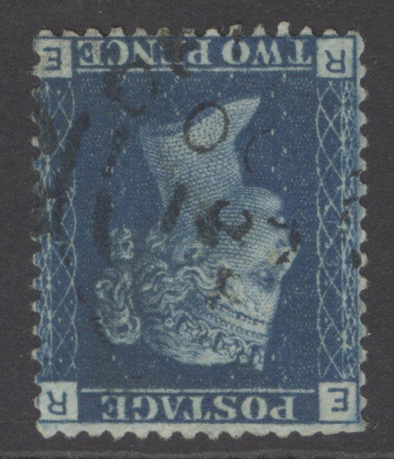 SG 45i 2d blue plate 13 variety inverted watermark. Very fine used CDS example CAT £150