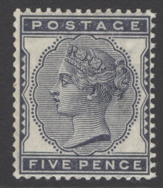 SG 169 5d indigo. A fine fresh unmounted mint example CAT £550