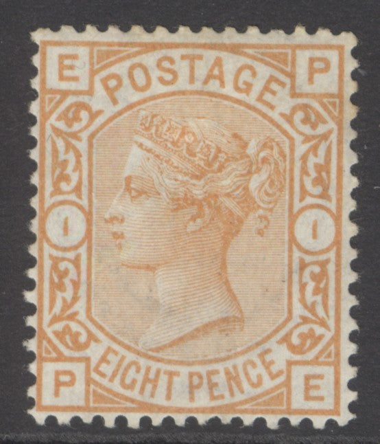 SG 156 8d orange. A fine fresh lightly mounted mint example. Good deep colour & well centred