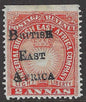 SG 35 British East Africa 1895. 2a Vermilion. A fine fresh mounted mint example. CAT £225