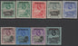 SG 1-8 Ascension 1922 ½d - 1/- Set of 9 values. lightly mounted mint CAT £325