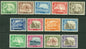 SG 16-27 Aden 1939. ½a-10r set of 13. Fine fresh mounted mint examples CAT £130