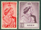 SG 30/31 Aden 1948 Silver wedding set. Fine unmounted mint CAT £40
