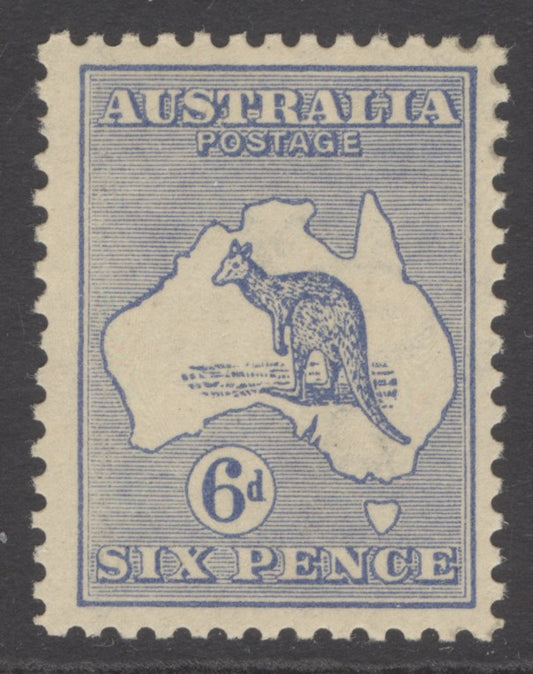 SG 26 Australia 1915. 6d ultramarine. Very lightly mounted mint CAT £250