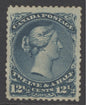 SG 60 Canada 1868-90. 12½c bright blue. A fine fresh lightly mounted mint example CAT £1000