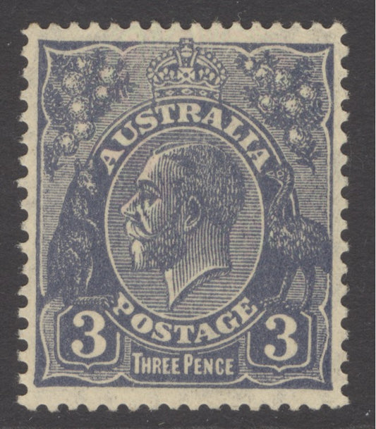 SG 100 Australia 3d dull ultramarine. Unmounted mint CAT £40