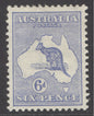 SG 9 Australia 1913. 6d ultramarine. A fine fresh mounted mint example CAT £95