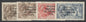 SG 17-21 Ireland 1922. 2/6-10/-. Fine to very fine used CAT £690
