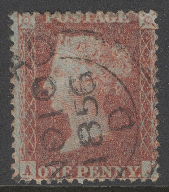 SG 32 1d brown-rose plate 42. Very fine used CDS example dated 10th Nov 1856