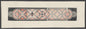 1838 Treasury competition essay ‘Beaufort House 1d’ in red & black. Exceptional quality