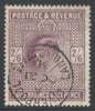 SG 262 2/6 dull purple, chalky paper. Very fine used with a Liverpool Landing stage, Oct 21st 1905 CDS