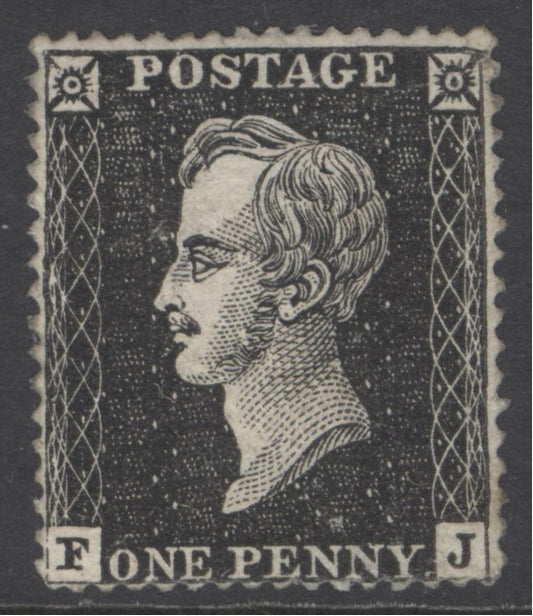 SG DP71(3c) 1850 Prince Consort Essay printed in black & perforated 16. A fine fresh example. Very scarce CAT £18,000