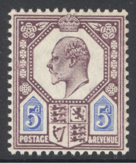 SG 244 spec M29(2) 5d slate purple & ultramarine. Fine unmounted CAT £120