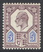 SG 244 spec M29(2) 5d slate purple & ultramarine. Fine unmounted CAT £120