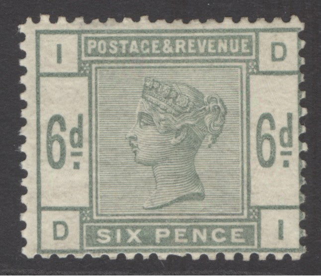 SG 194 6d dull green. A fine fresh lightly mounted mint example with good colour CAT £400