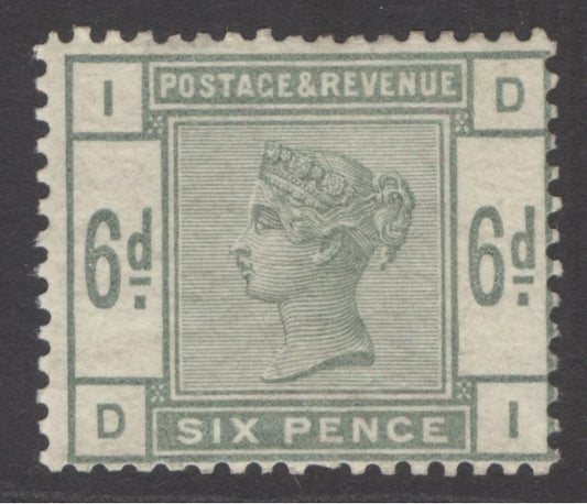 SG 194 6d dull green. A fine fresh lightly mounted mint example with good colour CAT £400