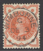 SG 197 ½d deep vermilion. Superb used with an upright Wimbourne, Dec 3rd 1894 CDS