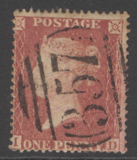 SG 36 1d rose-red. Very fine used with a ‘357’ numeral (Hereford)