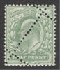 SG 217 ½d pale yellow-green, grossly misperfed. Unmounted mint