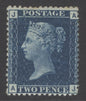 SG 47 2d blue plate 15 lettered AJ. A fine fresh lightly mounted mint example CAT £250