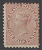 SG 25 Canada 1858-59. ½d deep rose, perf 11¾. A fresh mounted mint example CAT £4750