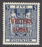 SG 194 Samoa 1935-42. £5 indigo-blue. A fine fresh mounted mint example. Good colour & well centred CAT £250