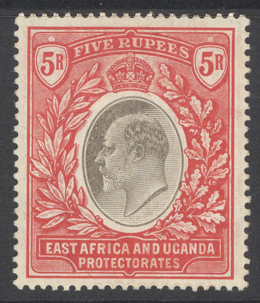 SG 30 EA&U 1904-07. 5r grey & red. A fine fresh mounted mint example CAT £200