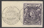 SG 94 BEA 1887-1903. 3r deep violet. Very fine used tied to small piece with a Lamu 1902 Eaprotfotorate CDS CAT £250