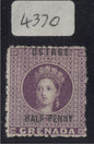 SG 21c Grenada 1881 ½d deep mauve with variety ‘ostage’. Fine mounted mint. BPA cert