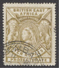 SG 97 BEA 1887-1903. 10r yellow-bistre. Very fine used with a part Mombasa CDS, leaving Queens profile clear CAT £800