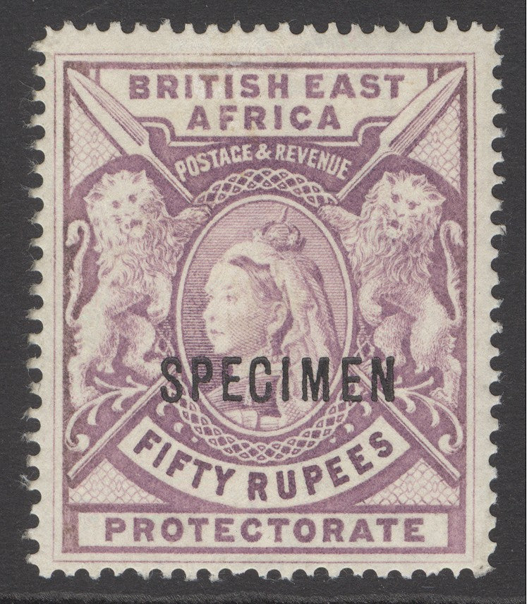 SG 99s BEA 1897-1903. 50r mauve, overprinted specimen. A fine very fresh unmounted mint example CAT £400+.