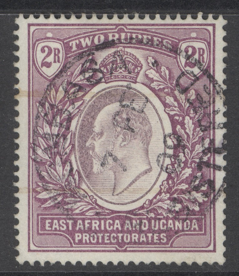 SG 10 EA&U 1903. 2r dull & bright purple. Fine used CAT £150