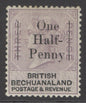 SG 29 Bechuanaland 1888. ½d on 3d pale reddish-lilac & black. A fresh mounted mint example CAT £275