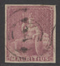 SG 29 Mauritius 1858-62 (9d) dull magenta. Very fine used. 4 good to large margins CAT £225
