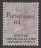 SG 45 Bechuanaland 1888. 6d on 6d lilac. A fine fresh very lightly mounted mint example CAT £140